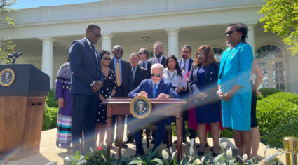 SEAS Prof. Kyle Whyte contributes to historic executive order on environmental justice signed by Pres. Biden